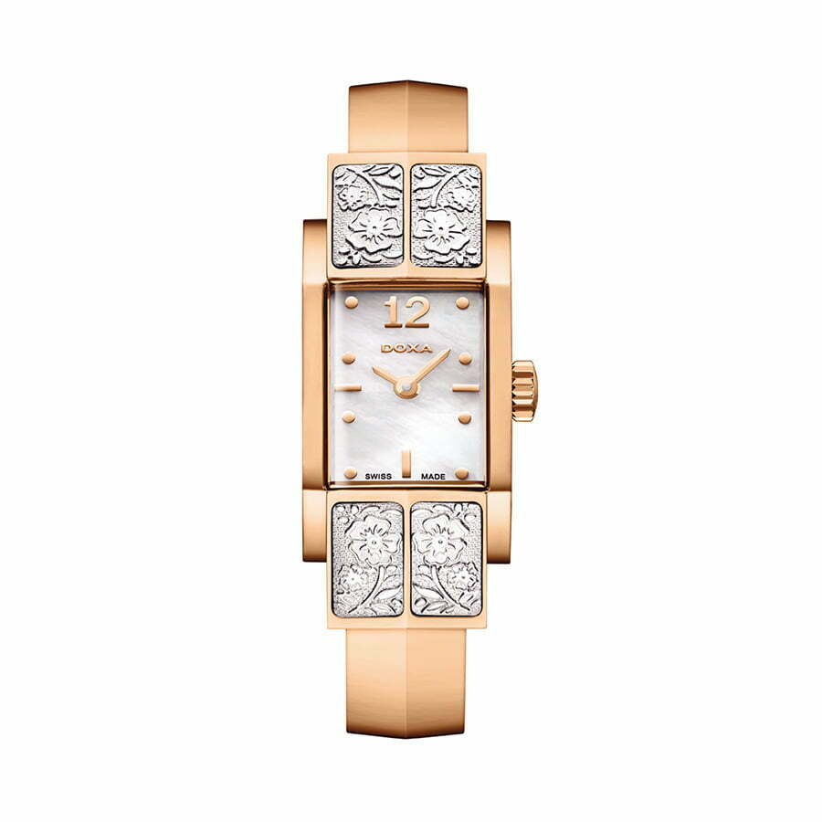 שעון צמיד Doxa לאישה מקולקציית Diva Lady Bangle Watch ,דגם 420.65.053.17S/M