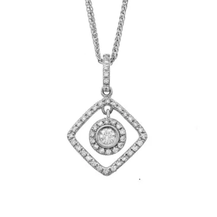 Diamond Pendant Pd3382 W2