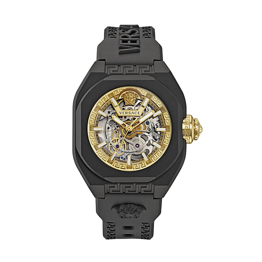 שעון אוטומטי Versace מקולקציית V-LEGEND SKELETON , שעון יוניסקס ,דגם VE7L00123