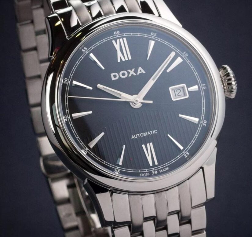 שעון Doxa אוטומטי לגבר מקולקציית Vintage Fusion Automatic, דגם 624.10.102.10