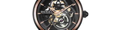 שעון Doxa אוטומטי לגבר מקולקציית GrandeMetre Skeleton Titanium Limited Edition, דגם D210BBK