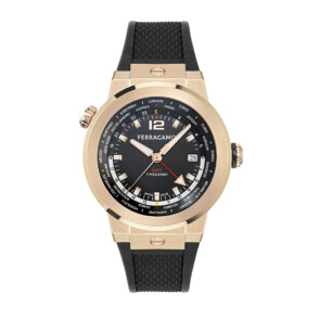 שעון Ferragamo מקולקציית F-80 GMT Worldtime, שעון לגבר ,דגם SFHA00324