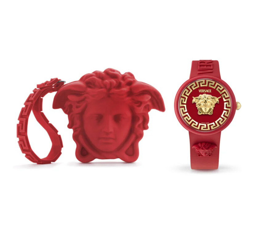 שעון Versace מקולקציית Medusa Pop Silicone Watch, שעון לאישה ,דגם VE8J00324