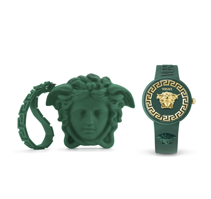 שעון Versace מקולקציית Medusa Pop Silicone Watch, שעון לאישה ,דגם VE8J00424