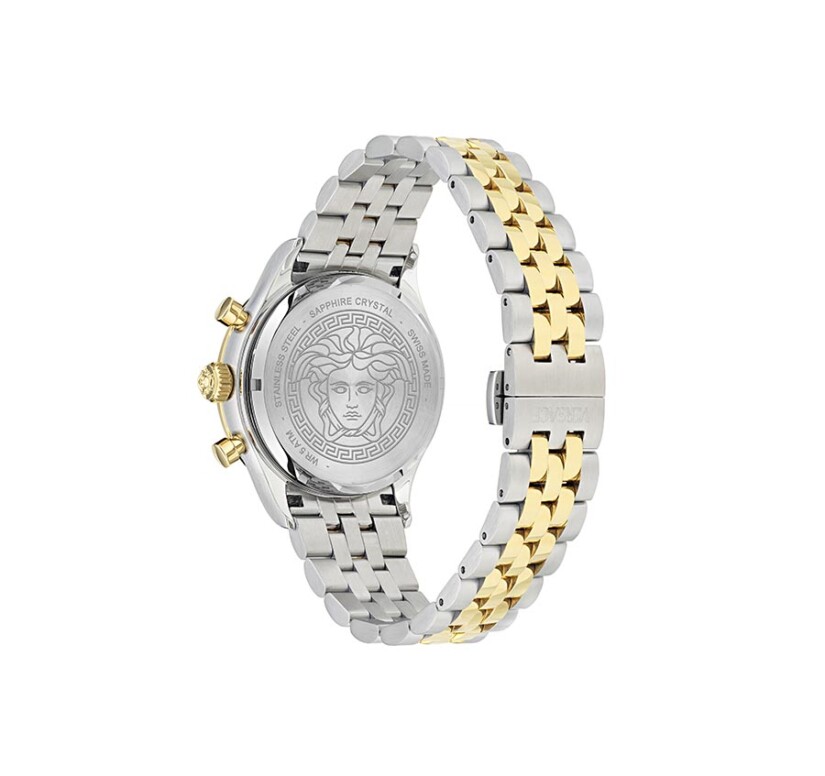 שעון Versace מקולקציית Hellenyium Chrono Petite Bracelet, שעון לגבר ,דגם VECFA0324