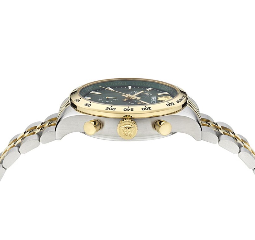 שעון Versace מקולקציית Hellenyium Chrono Petite Bracelet, שעון לגבר ,דגם VECFA0224