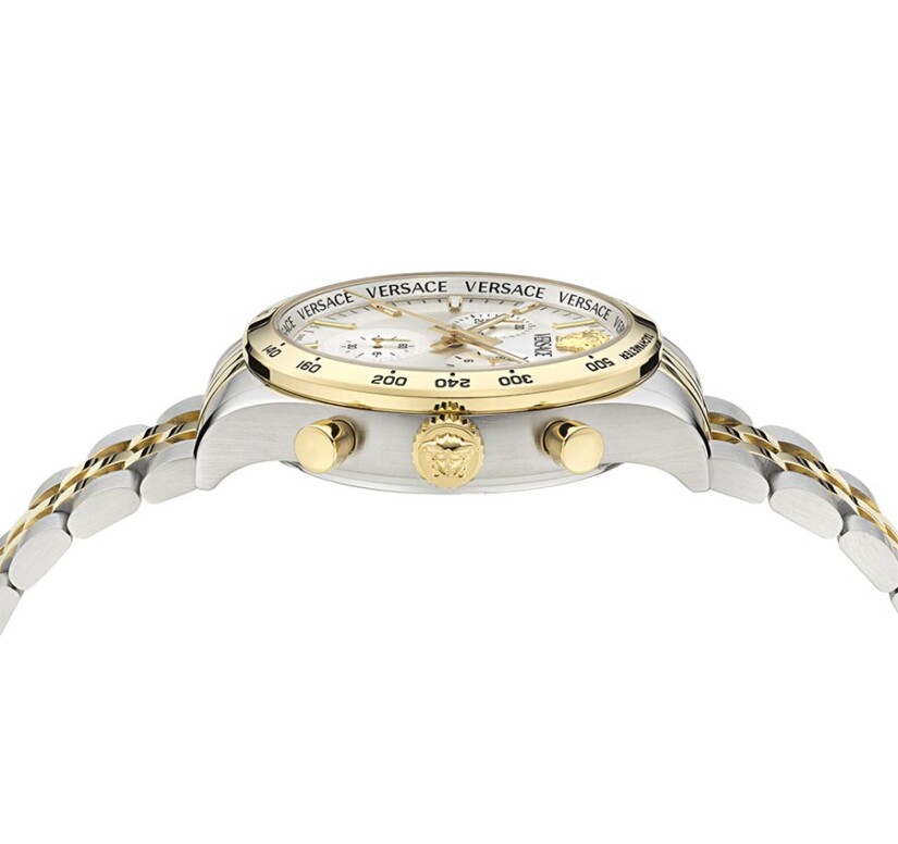 שעון Versace מקולקציית Hellenyium Chrono Petite Bracelet, שעון לגבר ,דגם VECFA0324