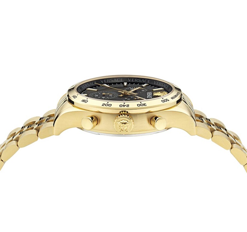 שעון Versace מקולקציית Hellenyium Chrono Petite Bracelet, שעון לגבר ,דגם VECFA0524