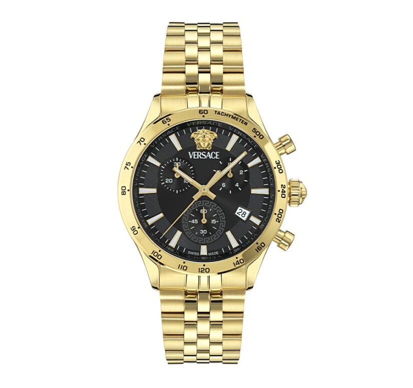 שעון Versace מקולקציית Hellenyium Chrono Petite Bracelet, שעון לגבר ,דגם VECFA0524