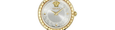 שעון Versace מקולקציית Greca Goddess Petite, שעון לאישה מגיע עם עגילים תואמים של Versace, דגם VEDFA0324