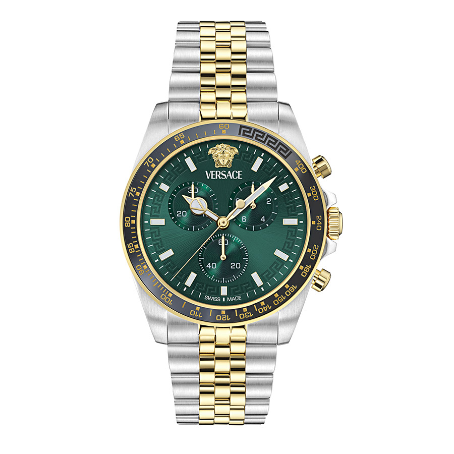 שעון Versace מקולקציית Greca Chrono Wave, שעון לגבר ,דגם VE0H00425